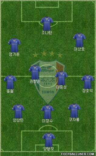 Suwon Samsung Blue Wings Formation 2016