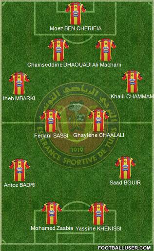 Espérance Sportive de Tunis Formation 2016