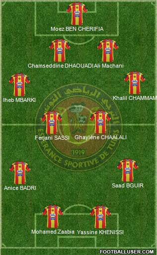 Espérance Sportive de Tunis football formation