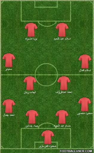 Pro Evolution Soccer Team Formation 2016