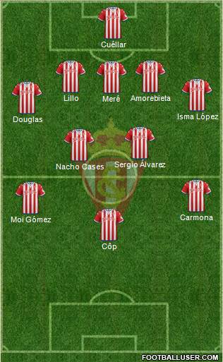 Real Sporting S.A.D. Formation 2016