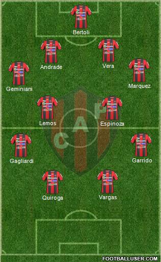Patronato de Paraná Formation 2016