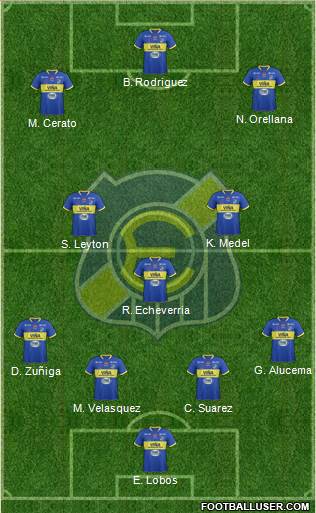 CD Everton de Viña del Mar S.A.D.P. Formation 2016