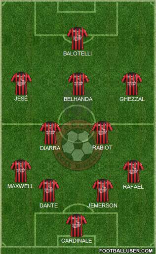 OGC Nice Côte d'Azur Formation 2016