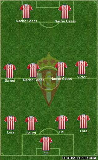 Real Sporting S.A.D. Formation 2016