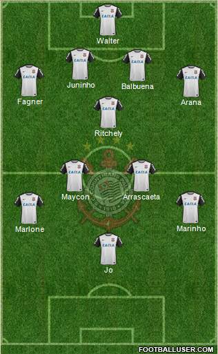 SC Corinthians Paulista Formation 2016