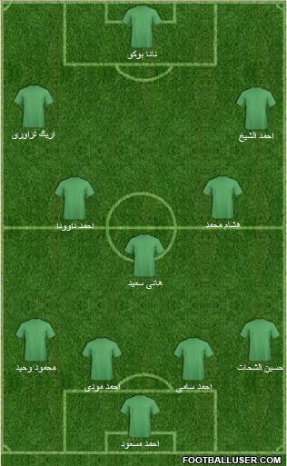 Pro Evolution Soccer Team Formation 2016