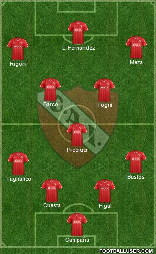 Independiente Formation 2016