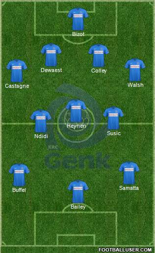 K Racing Club Genk Formation 2016