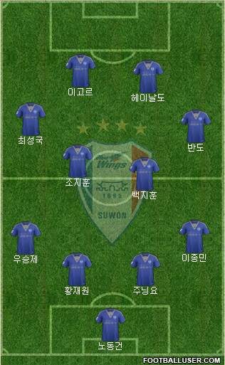Suwon Samsung Blue Wings Formation 2016