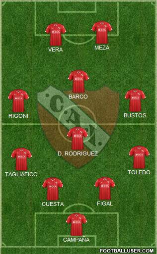 Independiente Formation 2016