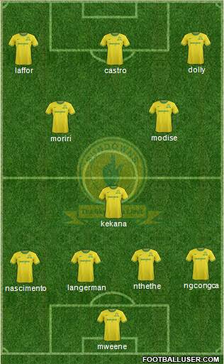 Mamelodi Sundowns football formation