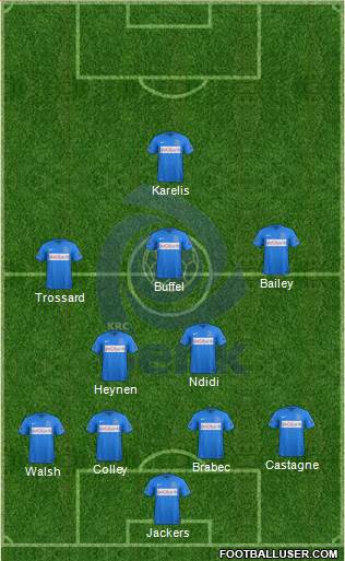 K Racing Club Genk Formation 2016