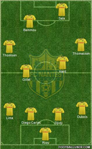 FC Nantes Formation 2016