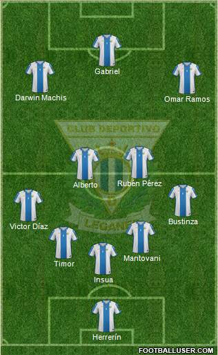 C.D. Leganés S.A.D. Formation 2016