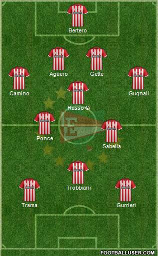 Estudiantes de La Plata Formation 2016