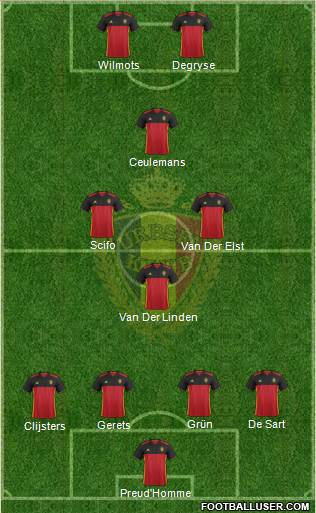 Belgium Formation 2016