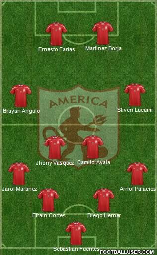 CD América de Cali Formation 2016