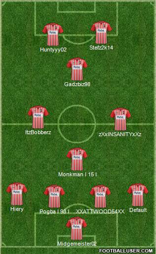 Exeter City football formation