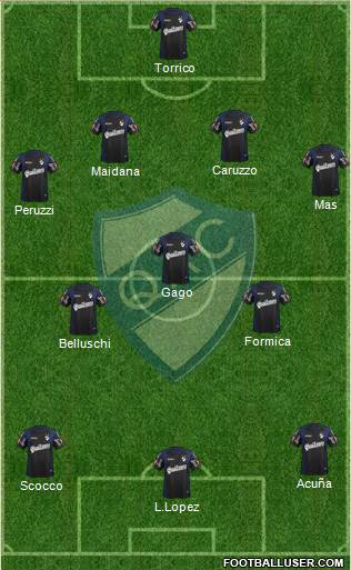 Quilmes football formation