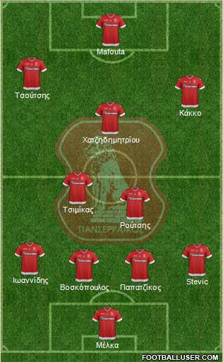 MGS Panserraikos Formation 2016