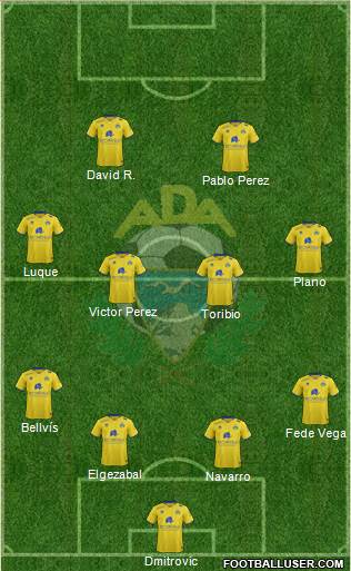 A.D. Alcorcón Formation 2016