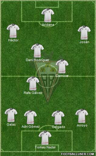 Albacete B., S.A.D. Formation 2016
