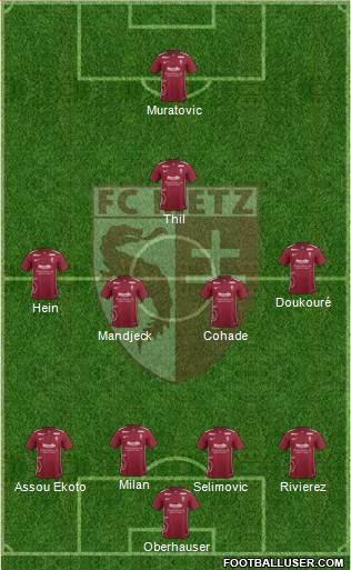 Football Club de Metz Formation 2016
