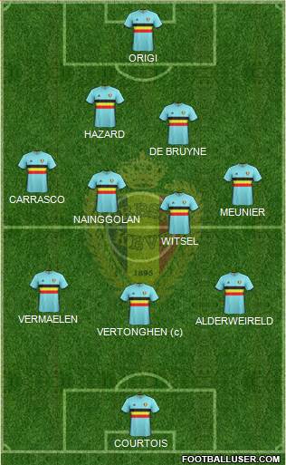 Belgium Formation 2016