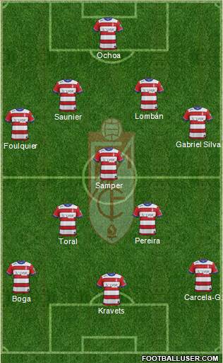 Granada C.F. Formation 2016