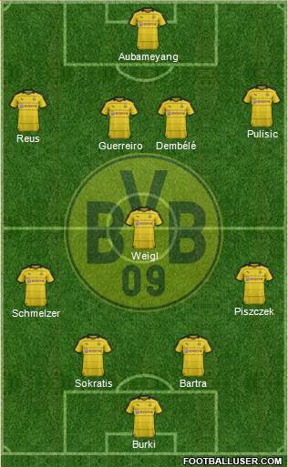 Borussia Dortmund Formation 2016
