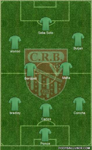 Chabab Riadhi Belouizdad 3-5-2 football formation