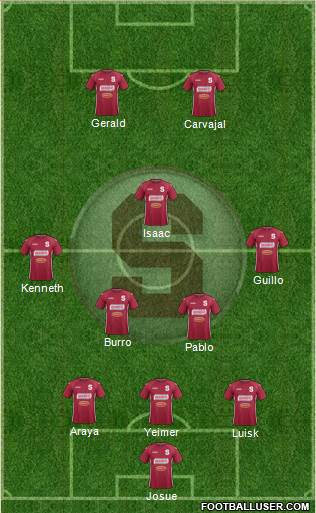 CD Saprissa Formation 2016