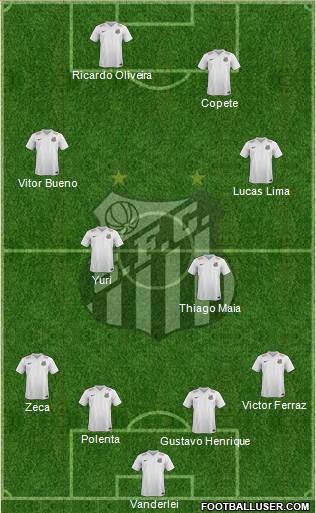 Santos FC Formation 2016