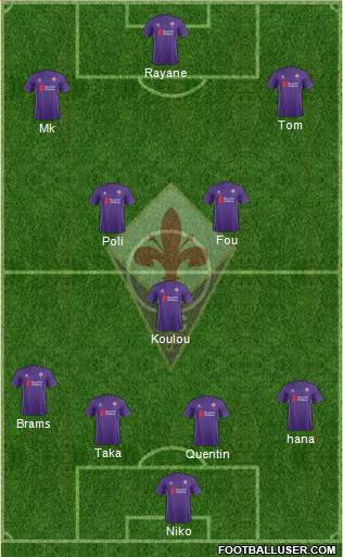 Fiorentina Formation 2016