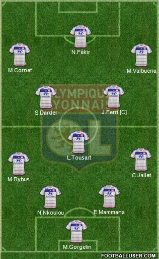 Olympique Lyonnais Formation 2016