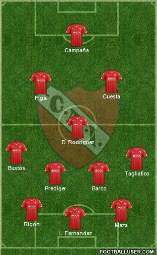 Independiente Formation 2016
