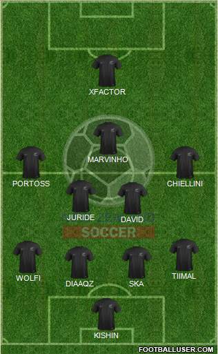 New Zealand Formation 2016