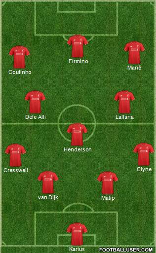 Liverpool Formation 2016