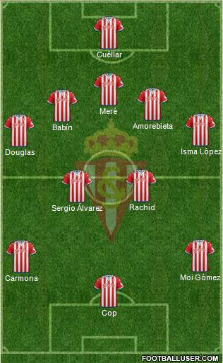 Real Sporting S.A.D. Formation 2016