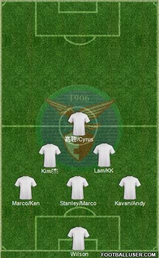 Alma Juventus Fano 5-4-1 football formation