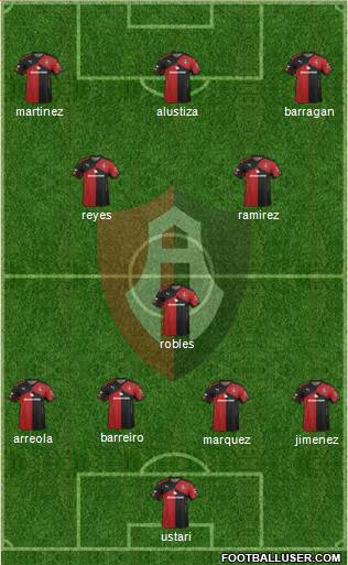 Club Deportivo Atlas Formation 2016