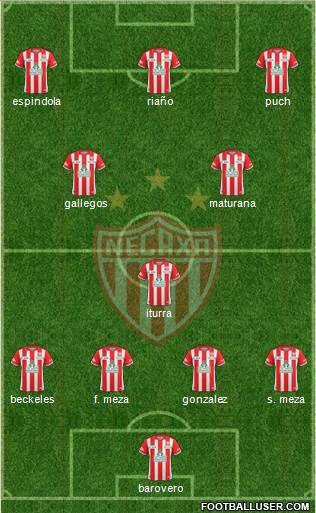 Club Deportivo Necaxa Formation 2016
