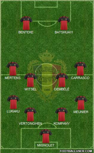 Belgium Formation 2016