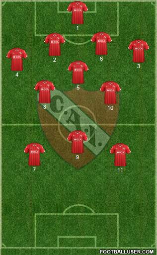 Independiente Formation 2016