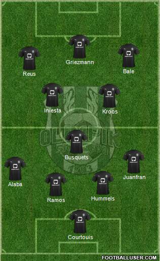 NK Olimpik Sarajevo Formation 2016