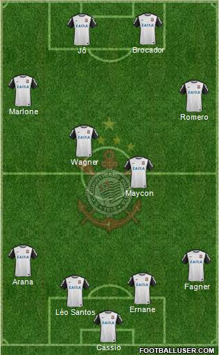 SC Corinthians Paulista Formation 2016