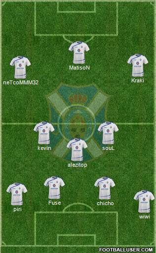 C.D. Tenerife S.A.D. Formation 2016