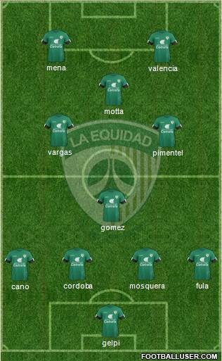 CD La Equidad Formation 2016