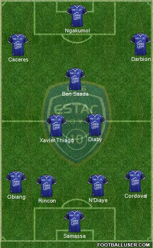 Esperance Sportive Troyes Aube Champagne Formation 2016